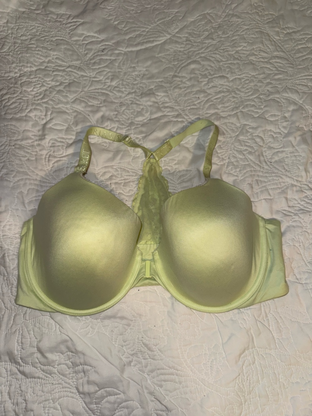 VICTORIA’S SECRET Yellow  Racerback Bra